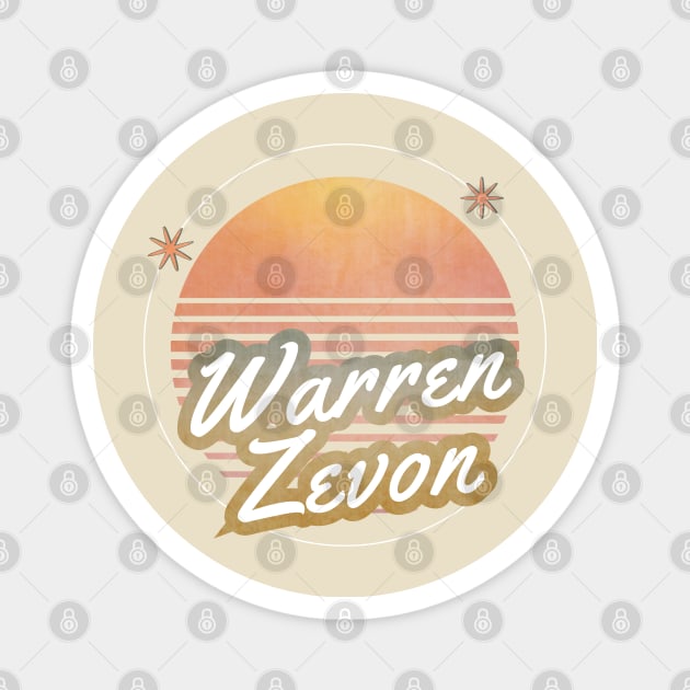 warren z ll retro moon Magnet by the haunted bathroom